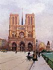 Famous Paris Paintings - Notre Dame de Paris
